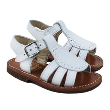 Load image into Gallery viewer, White toddler sandal
