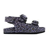 Sandali primi passi in pelle animalier