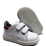 White sneakers in calf leather