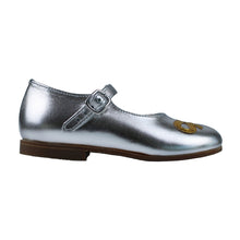 Carica l&#39;immagine nel visualizzatore di Gallery, Toddler ballerina in silver and gold leather
