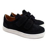 Sneakers in Blue Suede Leather