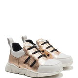 Running in Metallic Elk Leather